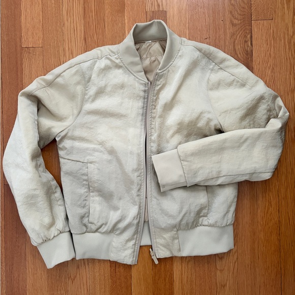 Lululemon nonstop bomber reversible jacket tan size 8 - Picture 1 of 4